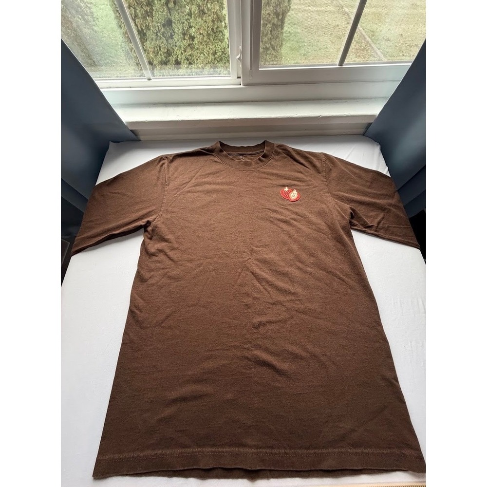 Streetwear Sweet Life Strawberry Long Sleeve Graphic / Embroidered T-Shirt -XL